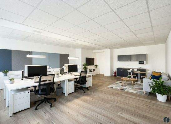 Einrichtungsbeispiel Büro (KI generiert)