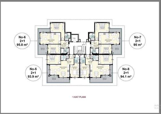 Properties in a Natural Environment in Cikcilli Alanya