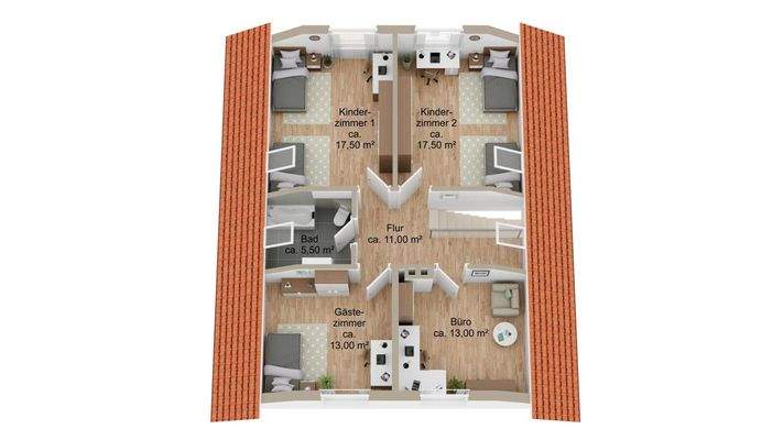 Grundriss Dachgeschoss