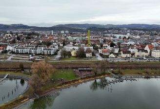 Drohnenaufnahme Seenähe