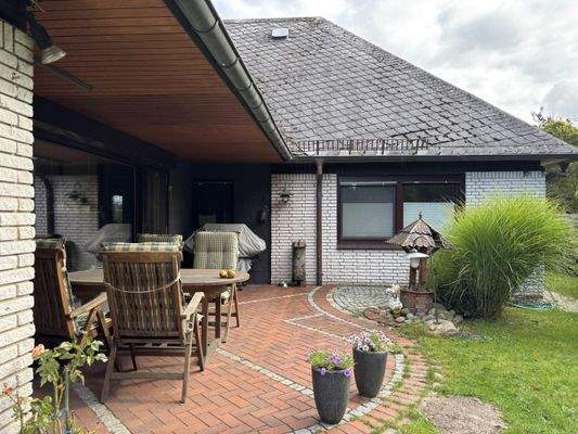 Blick auf die Terrasse