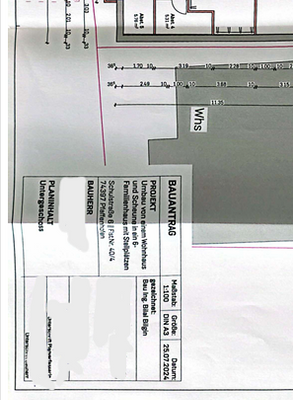 Baprojekt Grundriss Untergeschoss