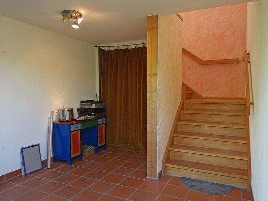 Aufgang zum Wohnbereich