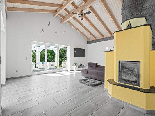 Erdgeschoss - Kaminofen