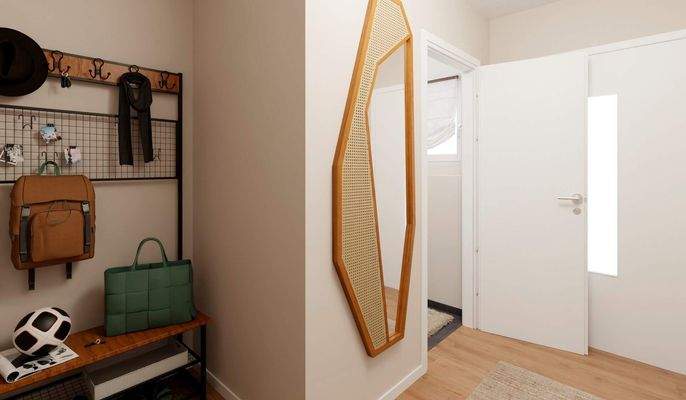 Helle und freundliche Flurbereiche