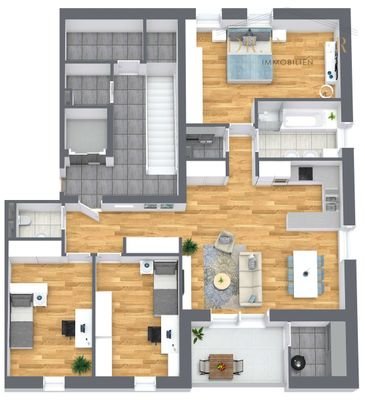 3D Grundriss Top 6