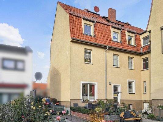 Hausfassade von hinten