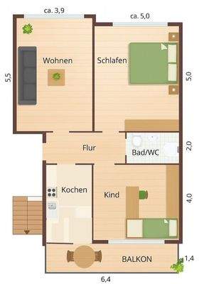 Grundriss Salierstraße