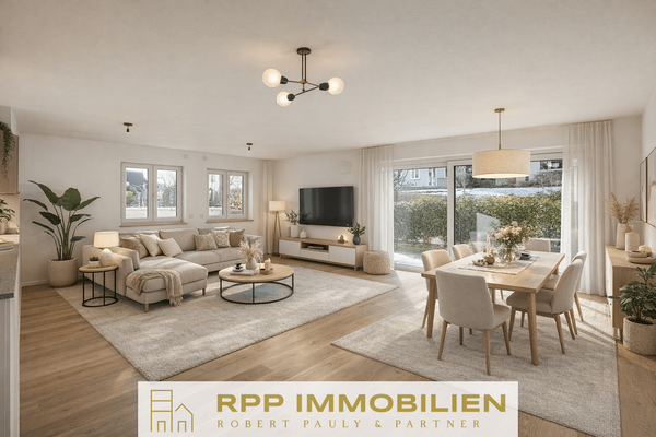 Visualisierung Wohn-/Esszimmer