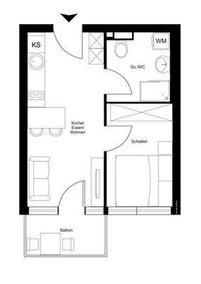 Grundriss ohne Maßstab 