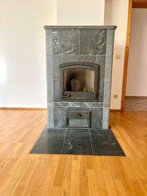 Kamin im Wohnzimmer EG