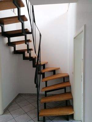 Treppe zur Galerie
