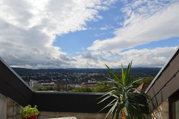 Aussicht vom Balkon