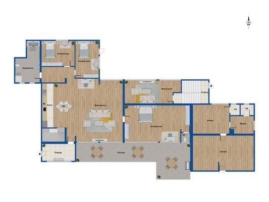 Grundrisse Haupthaus und WE 