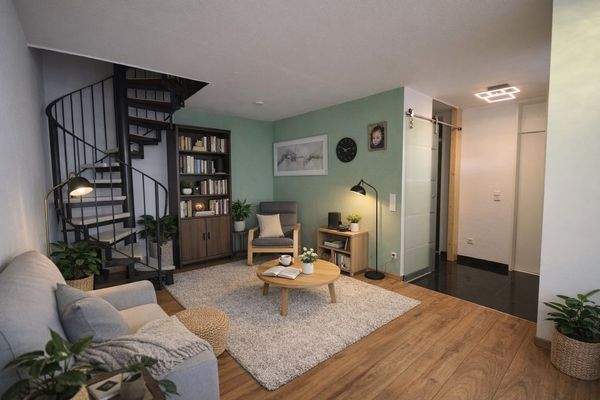 Lesezimmer visualisiert