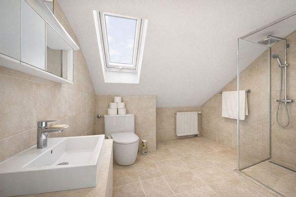 Visualisiertes Badezimmer