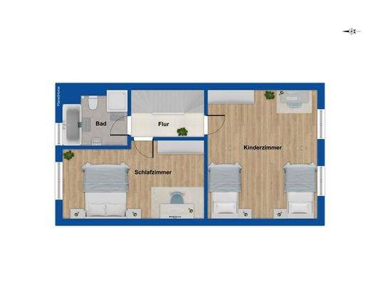 Grundriss Obergeschoss