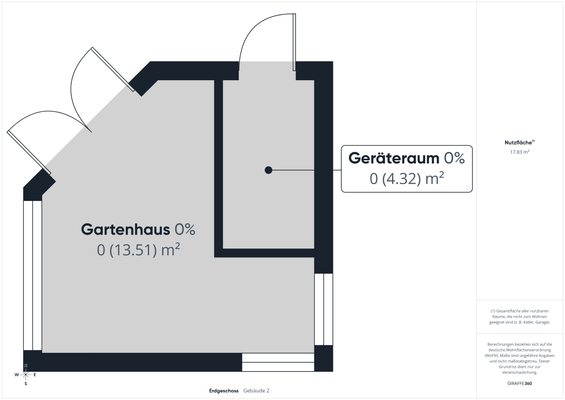 Grundriss Gartenhaus