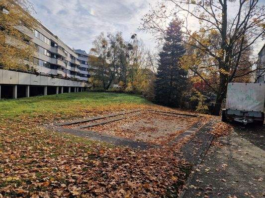 Blick auf die Nachbarbebauung