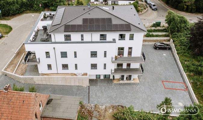 zugehöriger Stellplatz markiert