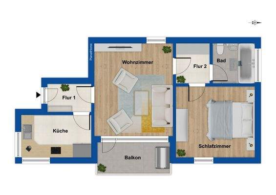 Grundriss - 3. Obergeschoss