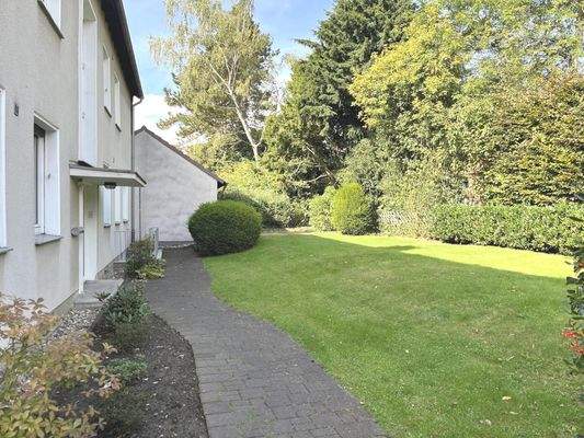 Der gepflegte Außenbereich