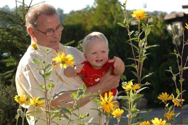 Platz zum Spielen mit den Enkeln