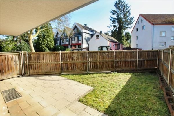Terrasse ung Garten