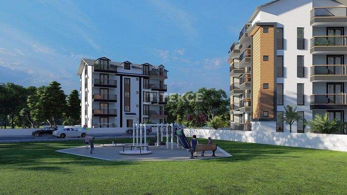 Chic Apartments in a Complex with Swimming Pool in Fethiye