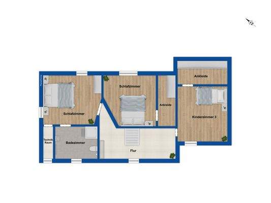 Grundriss Dachgeschoss