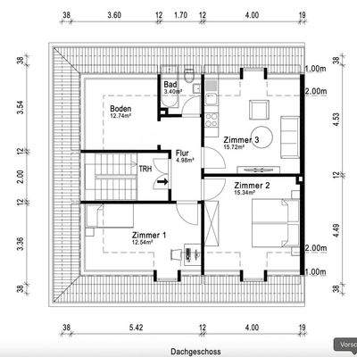 Grundriss Dachgeschoss