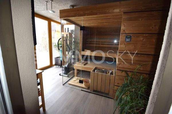 Sauna + Wintergarten