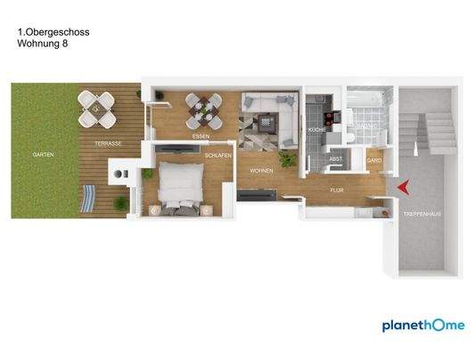1. Obergeschoss Einheit Nr. 8
