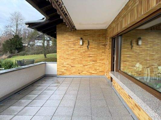 Ansicht große Dachterrasse