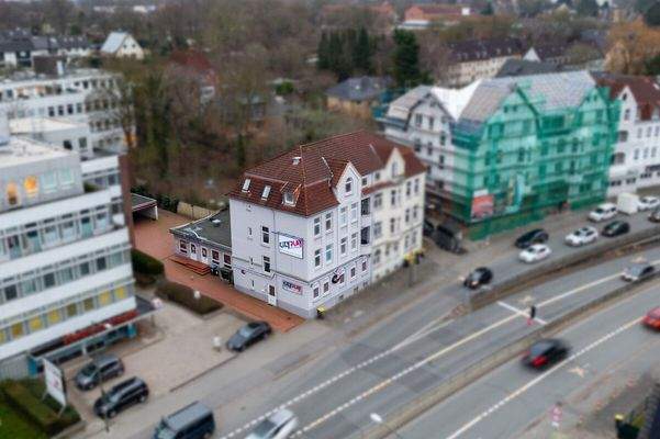 Luftaufnahme Straßenansicht