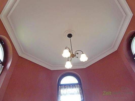 Esszimmer-Stuckdecke