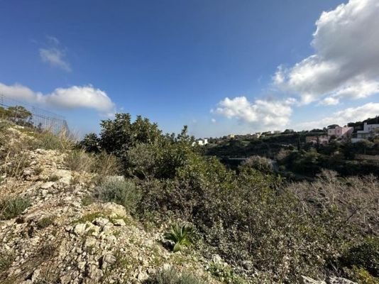 Kreta, Roussospiti: Hanggrundstück mit Meerblick z