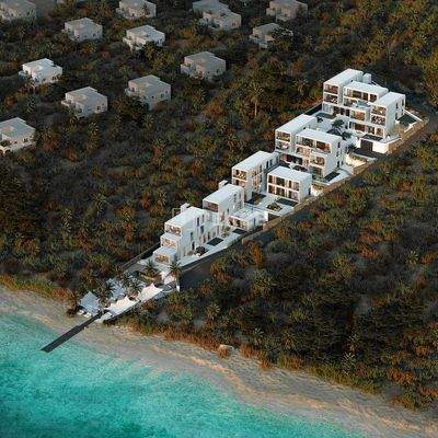 Luxury Seafront Apartments in a Complex in Bodrum Muğla