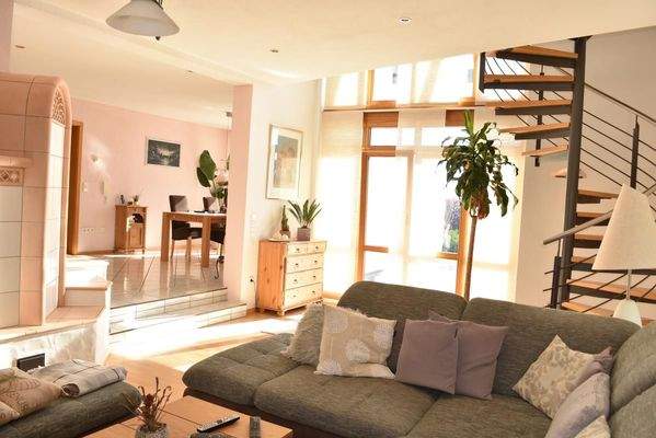 Lichtdurchflutete Räume.