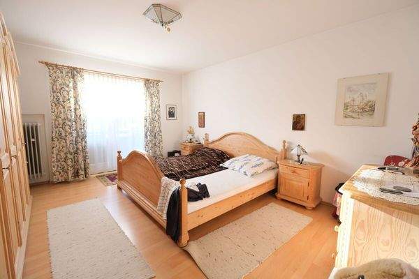 Das Schlafzimmer im Obergeschoss