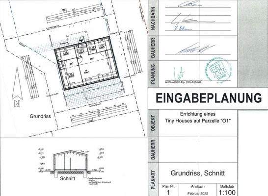 Grundriss Eingabeplanung