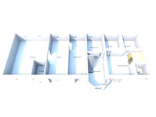 3D-Bauda Erdgeschoss