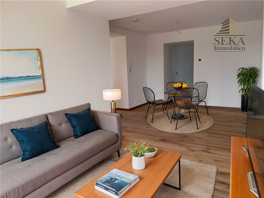 Wohnbereich möbliert (KI generiert)