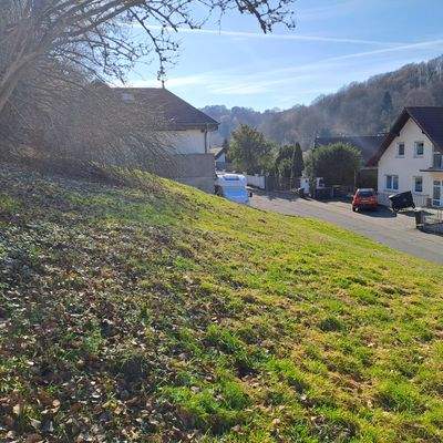 Blick vom Grundstück (links)