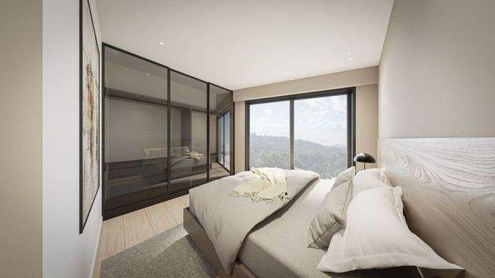 Modernes Haus mit unverbaubarem Blick zu verkaufen in Génova, Palma, Mallorca