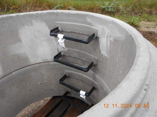 Schmutzwasserkontrollschacht vor dem Einbau