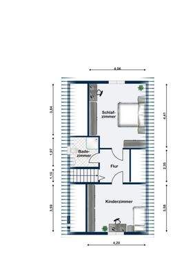Grundriss Obergeschoss