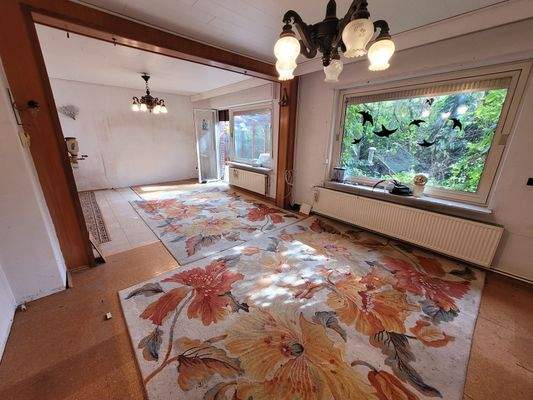 Wohnzimmer mit Wintergarten