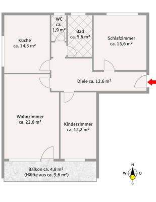 Erdgeschoss - Hochparterre