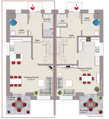 Grundriss Erdgeschoss